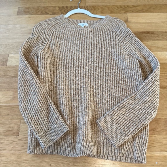 BP Nordstrom Beige Oversized Sweater Women's Small warm Sweater - Picture 5 of 7